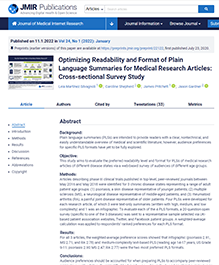 Patients prefer graphical formats and medium-complexity text for PLS Thumbnail